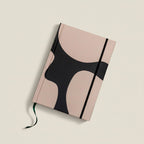 Lavianne Organic Flow Aquarellbuch: Beige-sandfarbenes Cover mit modernem organischen Design für kreative Ästhetik.