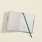 Geöffnetes Organic Flow Buch mit 230 gsm Papier – ideal für Gouache, Aquarell und Mixed Media Techniken.